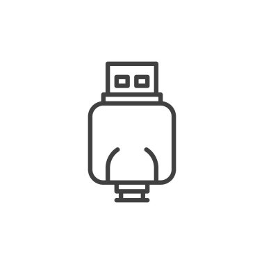 Vape şarj çizgisi simgesi