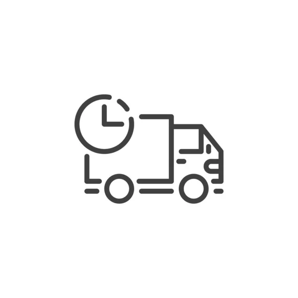 Express shipping line icon — Stock Vector