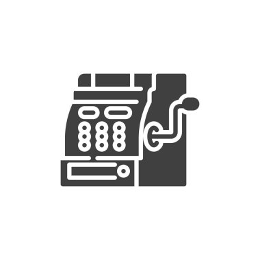 Antika yazar kasa vektör simgesi