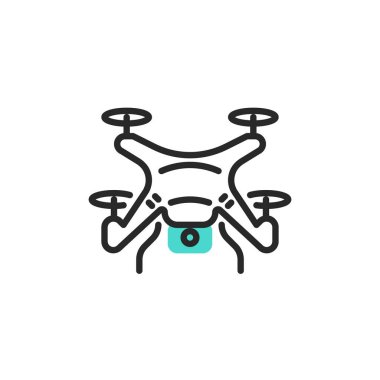 Drone dörtlü hat simgesi