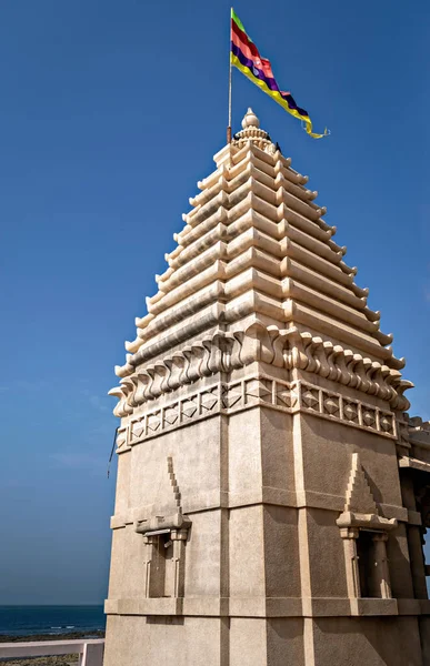 Cúpula Templo Comunitário Sindhi Ponto Mais Ocidental Terra Região Saurastra — Fotografia de Stock