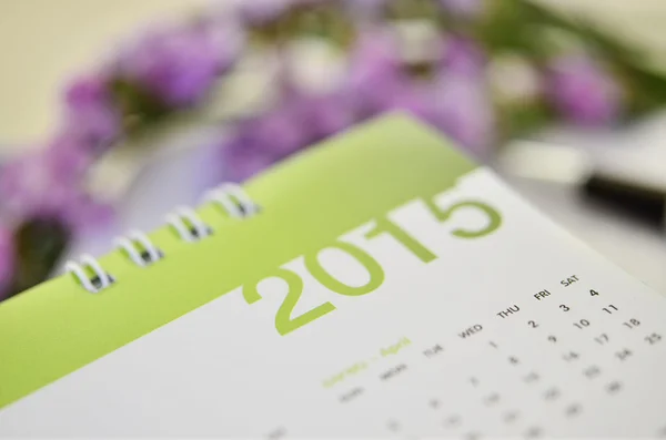 Calendar of 2015 — Stock Photo, Image