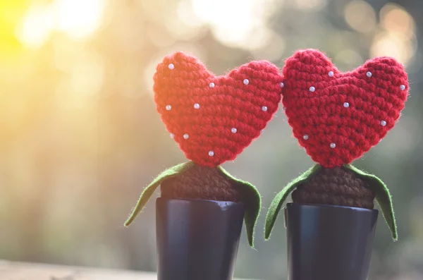 Día de San Valentín fondo con corazones — Foto de Stock