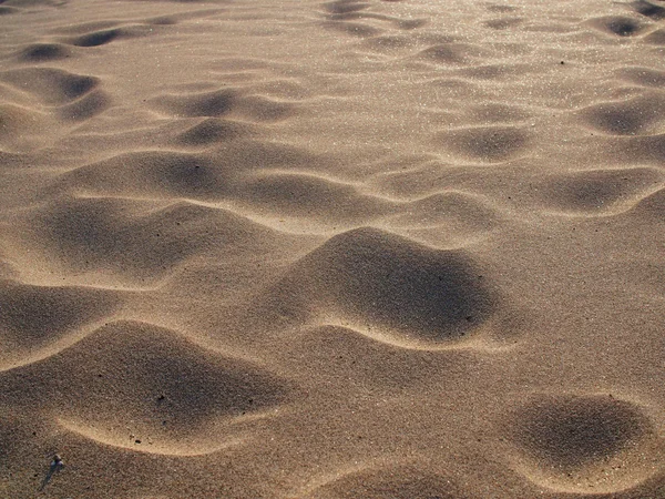 Nature of art on the sand surface by the wind blow. — Stock Photo, Image