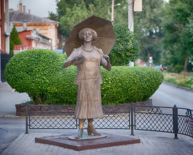 Monument to Faina Ranevskaya, Taganrog, Russia clipart