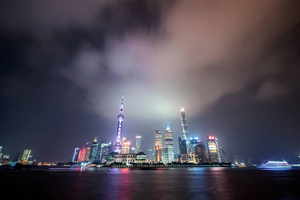 Utsikt Över Lujiazui Gränsen Shanghai Kina — Stockfoto