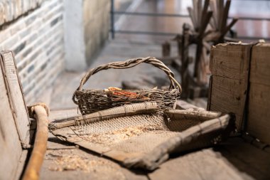 Kırsalda kullanılan bambu araçları 