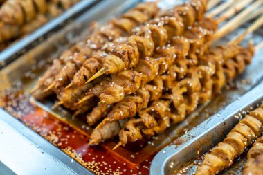 Lezzetli Çin fırınlanmış glüten 