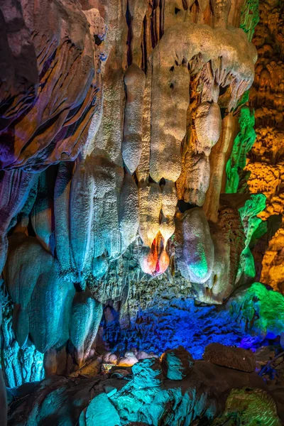 The reed flute rock scenic spot in guilin, guangxi, China