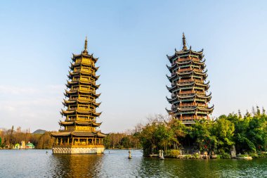 Antik Çin pagoda mimarisi 