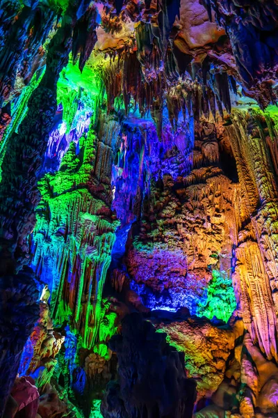 Reed Flute Rock Scenic Spot Guilin Guangxi China — Stock Photo, Image