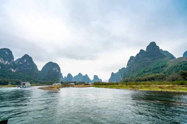 Hory Voda Řece Číně — Stock fotografie