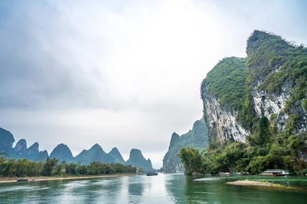 Гори Вода Річці Китай — стокове фото