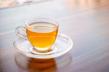 Bir fincan kokulu çay. 