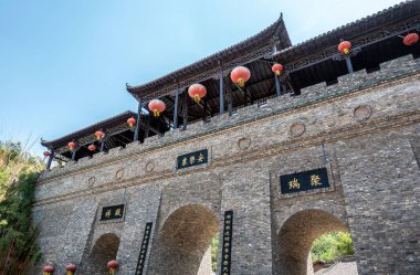 Eski şehir Luning Turist Cazibesi Anle Zhai 