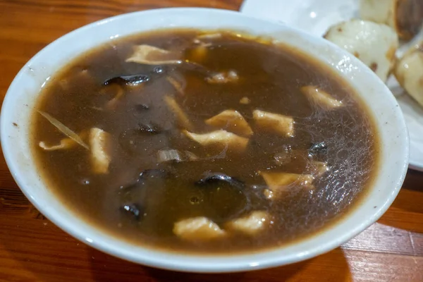 Chinesische Scharfe Suppe Zum Frühstück — Stockfoto