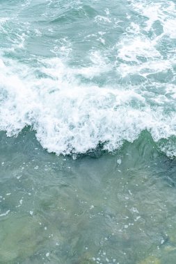 Beihai, Guangxi, Çin 'deki Weizhou Adası plajı.