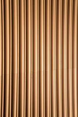 Ahşaptan yapılmış dekoratif bir arka plan duvarı