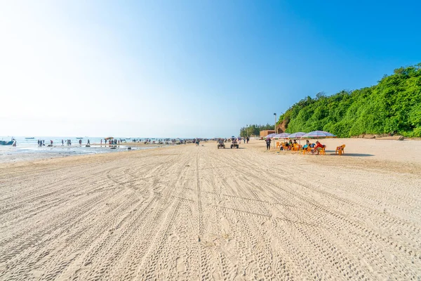 Stranden Blå Himmel — Stockfoto