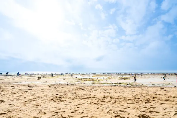 Stranden Blå Himmel — Stockfoto