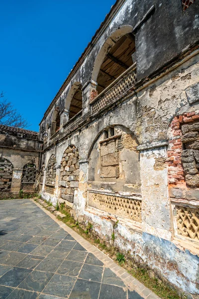 Windows and flower stands of ancient Chinese buildings