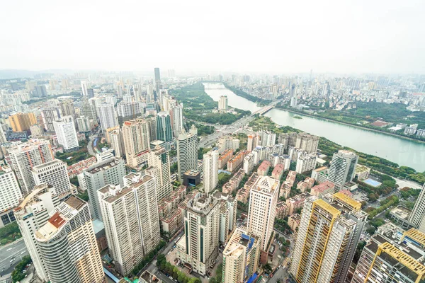 Aerial View Nanning Guangxi Province China — Stock Photo, Image
