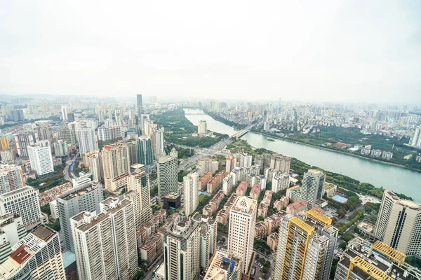 Aerial View Nanning Guangxi Province China — Stock Photo, Image