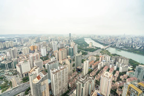 Aerial View Nanning Guangxi Province China — Stock Photo, Image