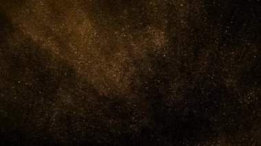 Parıldayan Altın Arkaplan 'ın Süper Yavaş Çekimi, 1000fps' de. Yüksek Hız Sinema Kamerası, 4K.