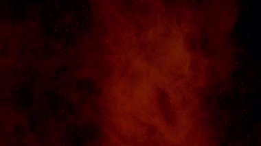 Süper Yavaş Çekim Kırmızı Duman ve Toz Arkaplanı 1000fps 'de. Yüksek hızlı sinema kamerasıyla çekildi, 4K.