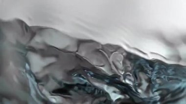 Sallanan Su Arkaplanı 'nın 1000 fp' lik Süper Yavaş Çekimi. Yüksek Hız Sinema Kamerası, 4K.