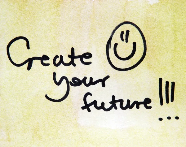 Message create your future — Stock Photo, Image