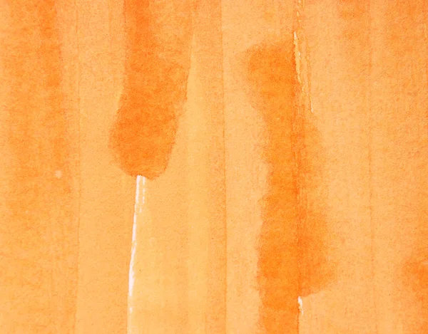 Latar belakang warna cat air oranye — Stok Foto