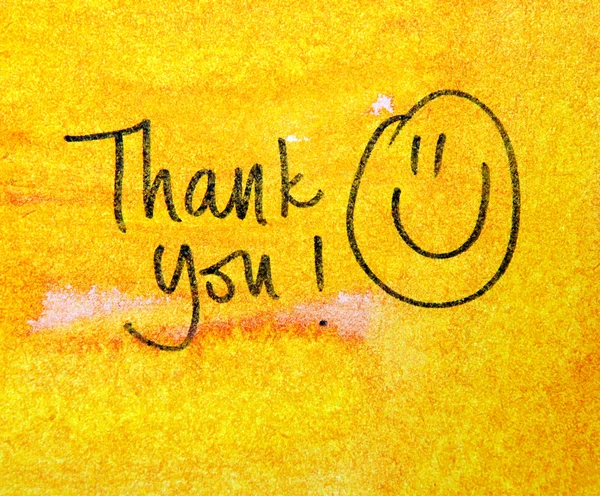 Thank you message — Stock Photo, Image