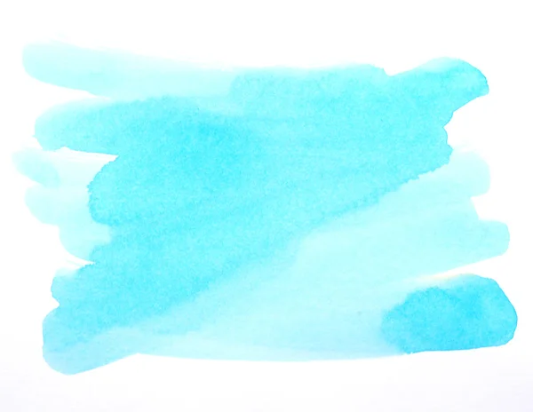Papel aquarela azul — Fotografia de Stock