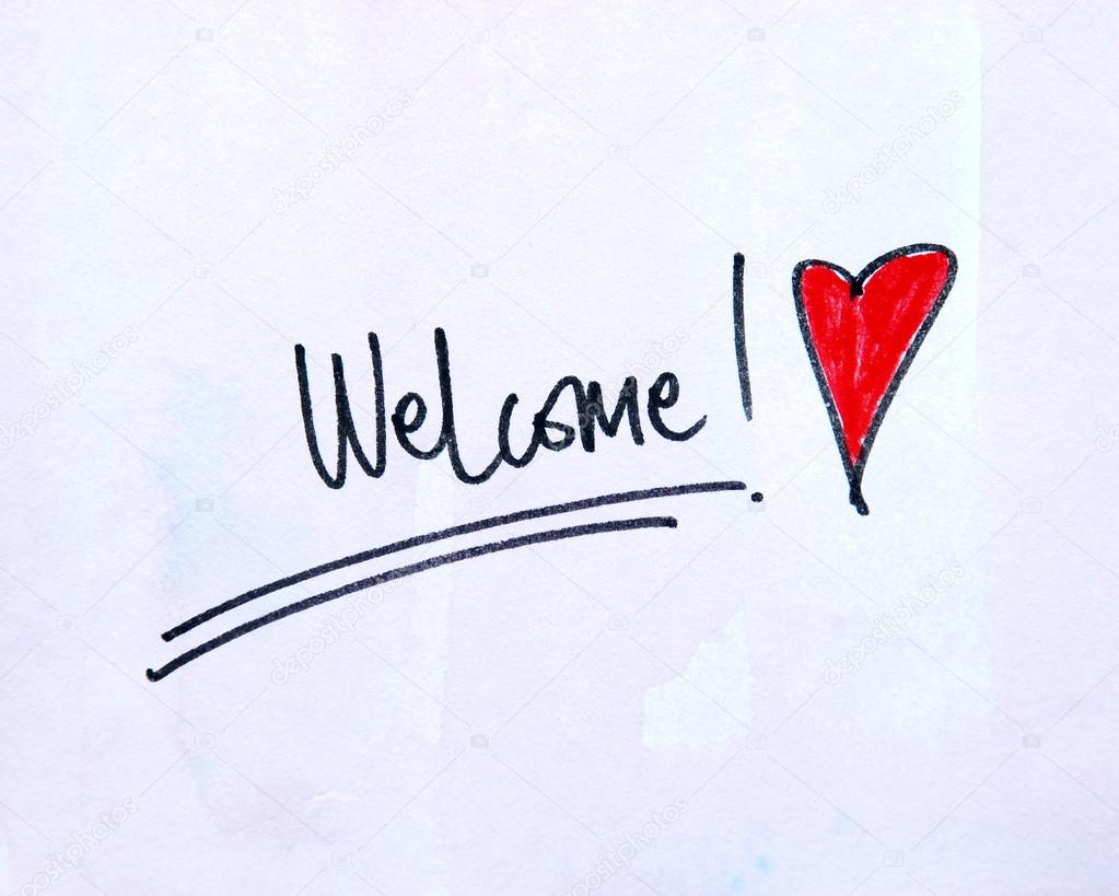 Welcome message