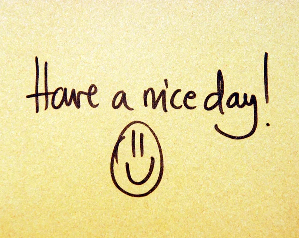 Have a nice day — Stock Photo, Image