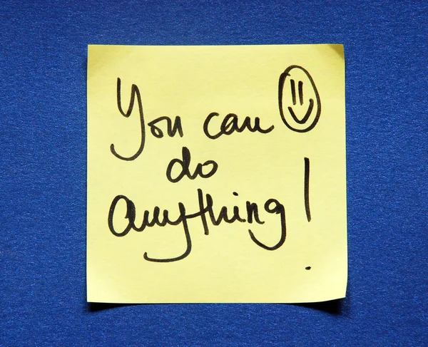 Puedes hacer cualquier cosa. — Foto de Stock