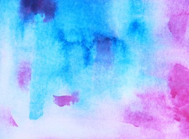 parlak mavi suluboya