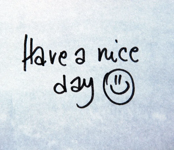 Have a nice day — Stock Photo, Image