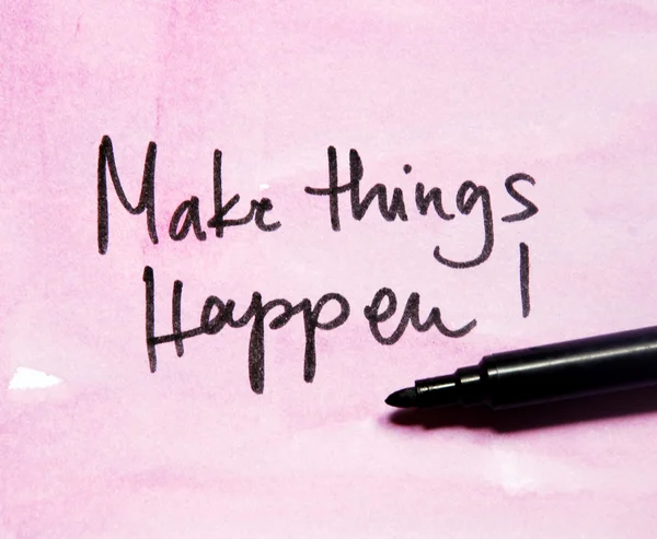 Make things happen — Stock Photo, Image