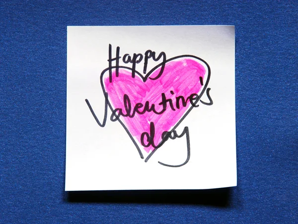 De dag van Valentijnskaarten Opmerking — Stockfoto