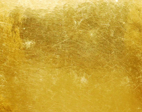 Superficie graffiata oro — Foto Stock