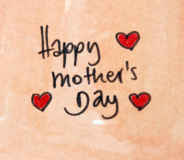 Happy mothers day card — Stock Photo, Image