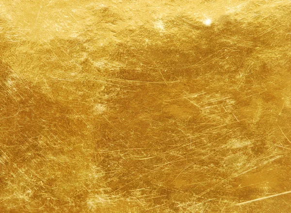 Superficie arañada dorada — Foto de Stock