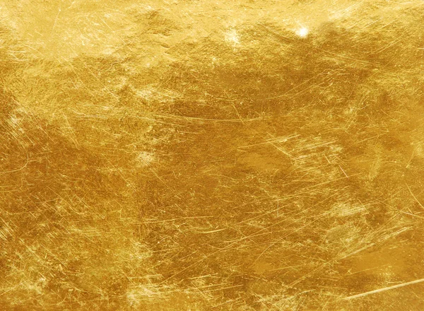 Superficie graffiata oro — Foto Stock