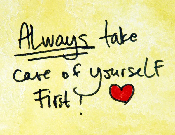 always take care of yourself first