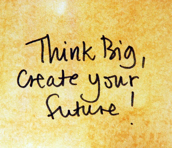 Create your future message — Stock Photo, Image