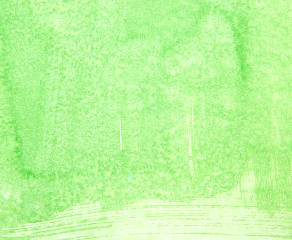 Ярко-зелёная акварель — стоковое фото