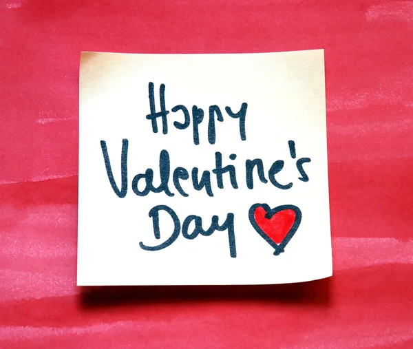 De dag van Valentijnskaarten Opmerking — Stockfoto